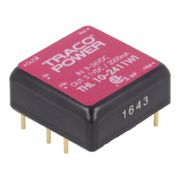 Convertor DC/DC 10W 9-36V la 5.1V 2000mA THL 10-2411WI | Electronic-mag.ro | Componente Electronice