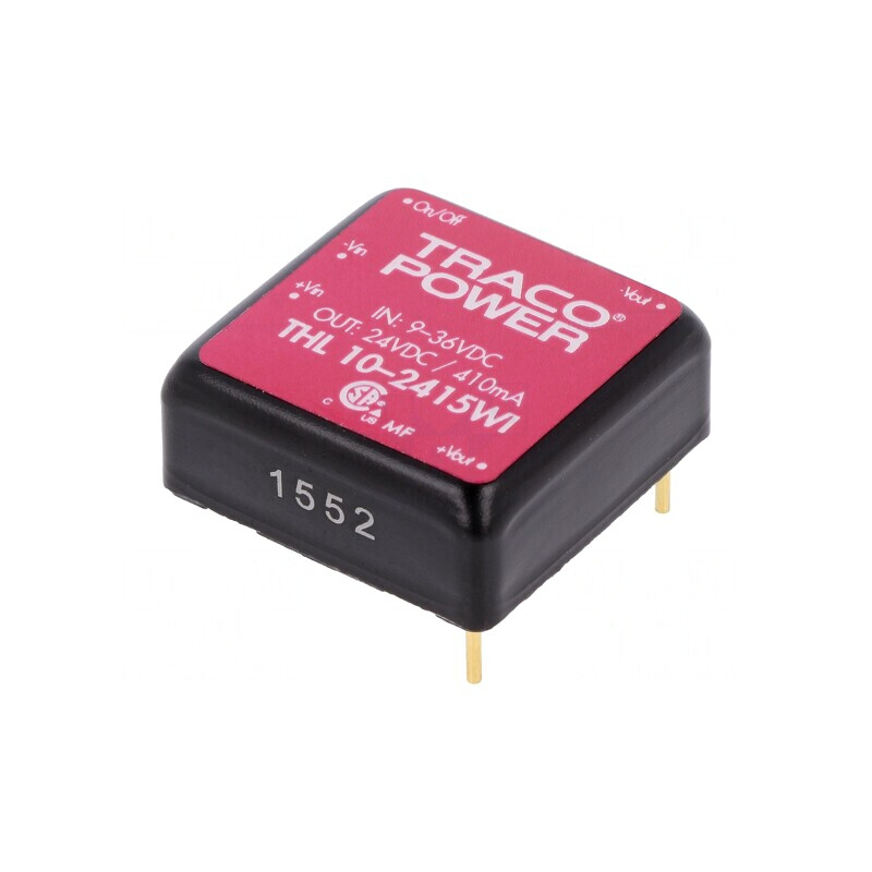 Convertor DC/DC 10W 9-36V la 24V 410mA THL 10-2415WI | Electronic-mag.ro | Componente Electronice Convertor DC/DC 10W 9-36V la 24V 410mA THL 10-2415WI | Electronic-mag.ro | Componente Electronice