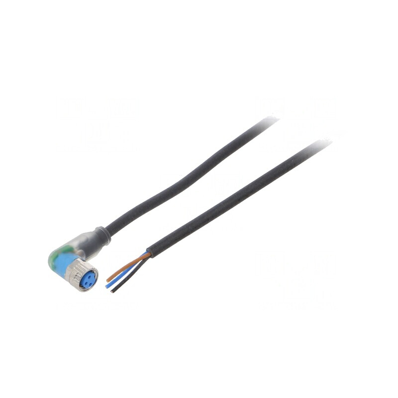 Cablu de Conectare M8 3 PIN 10m Unghiular 4A -40÷80°C | Electronic-mag.ro | Componente Electronice