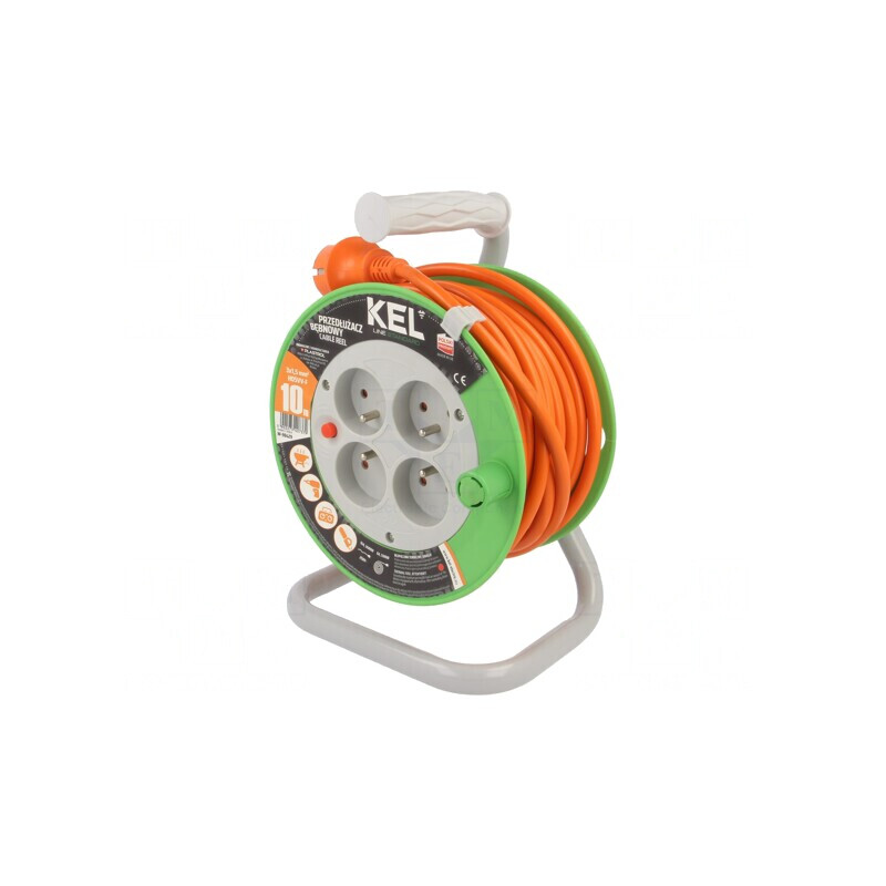 Prelungitor Bobinat 10m 4 Prize Portocaliu PVC | Electronic-mag.ro | Componente Electronice Prelungitor Bobinat 10m 4 Prize Portocaliu PVC | Electronic-mag.ro | Componente Electronice