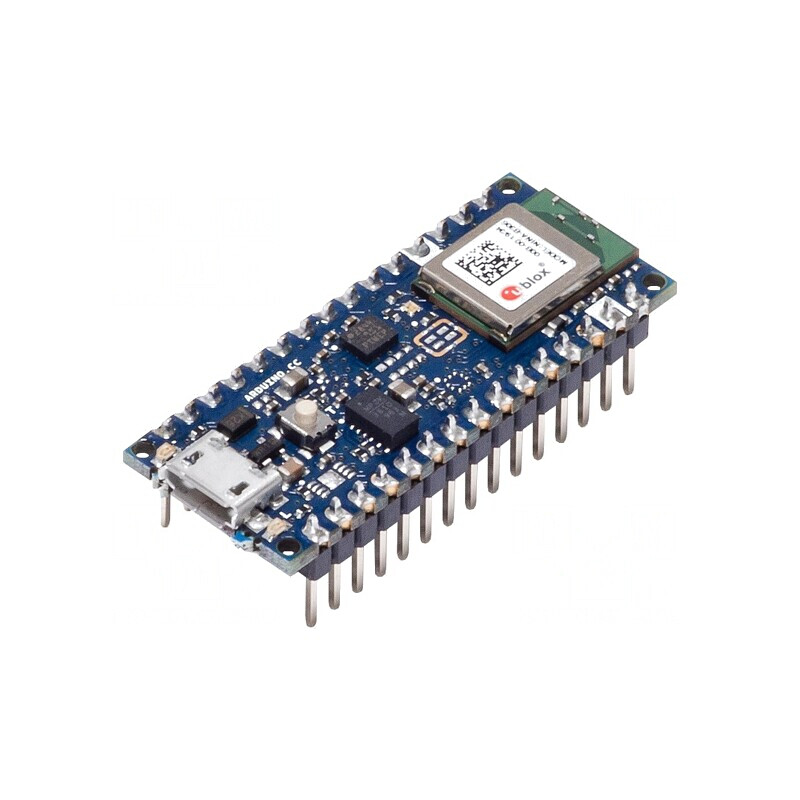 Arduino Nano 33 BLE cu Header-e 3.3V 64MHz USB Micro | Electronic-mag.ro | Componente Electronice Arduino Nano 33 BLE cu Header-e 3.3V 64MHz USB Micro | Electronic-mag.ro | Componente Electronice