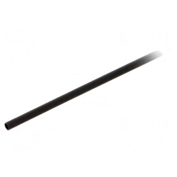 Manşon termocontractabil 3,2mm 1,2m negru poliolefină | Electronic-mag.ro | Componente Electronice