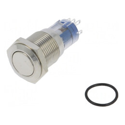 Comutator DPDT 3A/250VAC IP67 ON-ON Anti-Vandalism | Electronic-mag.ro | Componente Electronice