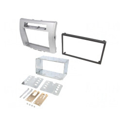 Cadru Radio Toyota 2 DIN Argintiu | Electronic-mag.ro | Componente Electronice