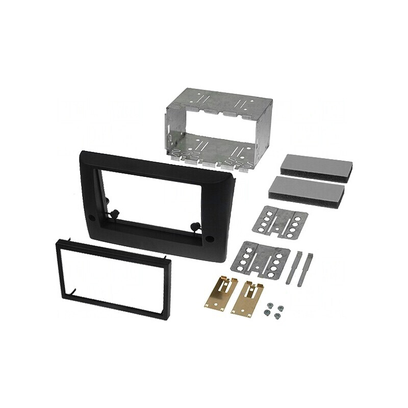 Cadru radio 2 DIN negru pentru Fiat | Electronic-mag.ro | Componente Electronice