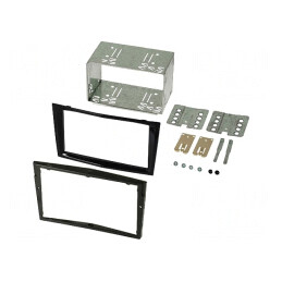 Cadru radio Opel 2 DIN negru lucios | Electronic-mag.ro | Componente Electronice