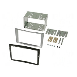 Cadru Radio Opel 2 DIN Matt Crom | Electronic-mag.ro | Componente Electronice