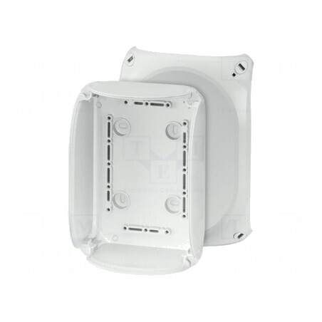 Cutie de conexiuni IP66 gri 130x180x77mm | Electronic-mag.ro | Componente Electronice