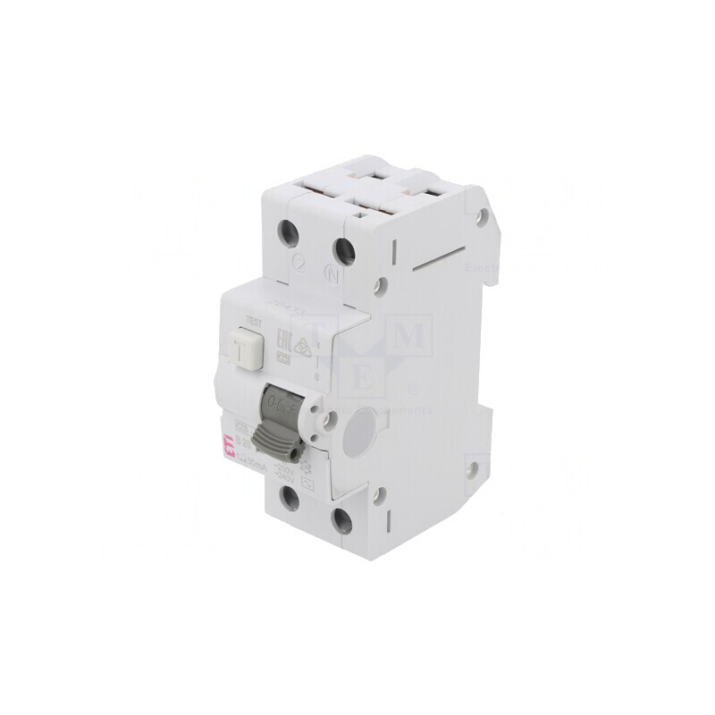 Întrerupător RCBO 20A 30mA 2P 230/400V IP20 | Electronic-mag.ro | Componente Electronice