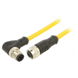 Cablu de Conectare M12 4PIN 10m 250VAC 4A PVC | Electronic-mag.ro | Componente Electronice