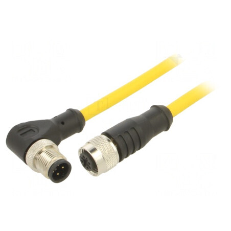 Cablu de Conectare M12 4PIN 10m 250VAC 4A PVC | Electronic-mag.ro | Componente Electronice