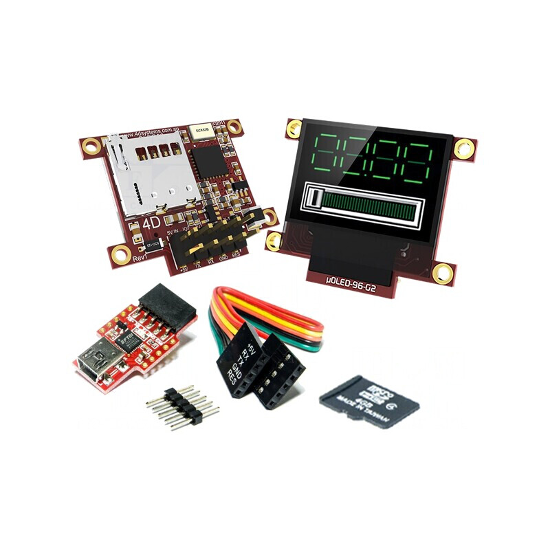 Kit Dezvoltare Afișaj OLED 0.96" 96x64 100cd/m² 5000:1 160° | Electronic-mag.ro | Componente Electronice