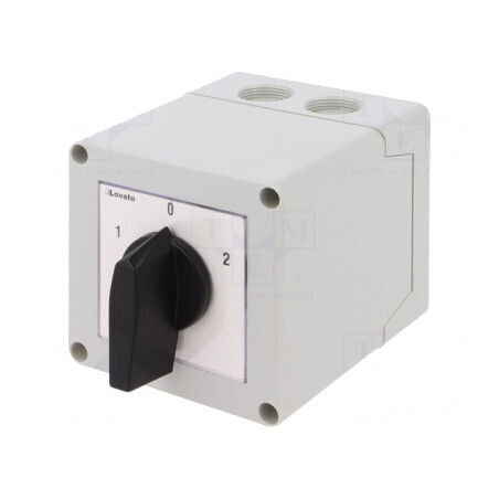 Comutator cu Came 3 Puncte 16A în Carcasă  | Electronic-mag.ro | Componente Electronice