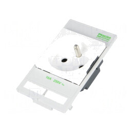 Soclu tip E 250VAC 16A IP20 pe panou | Electronic-mag.ro | Componente Electronice