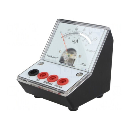 Ampermetru Analogic 0-5A 90x106x103mm 2% 50Ω | Electronic-mag.ro | Componente Electronice