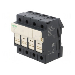 Suport Siguranță Șină DIN Poli 3 | Electronic-mag.ro | Componente Electronice