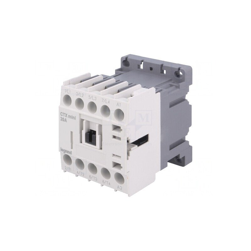 Contactor 4P 230VAC 20A pentru șină DIN | Electronic-mag.ro | Componente Electronice