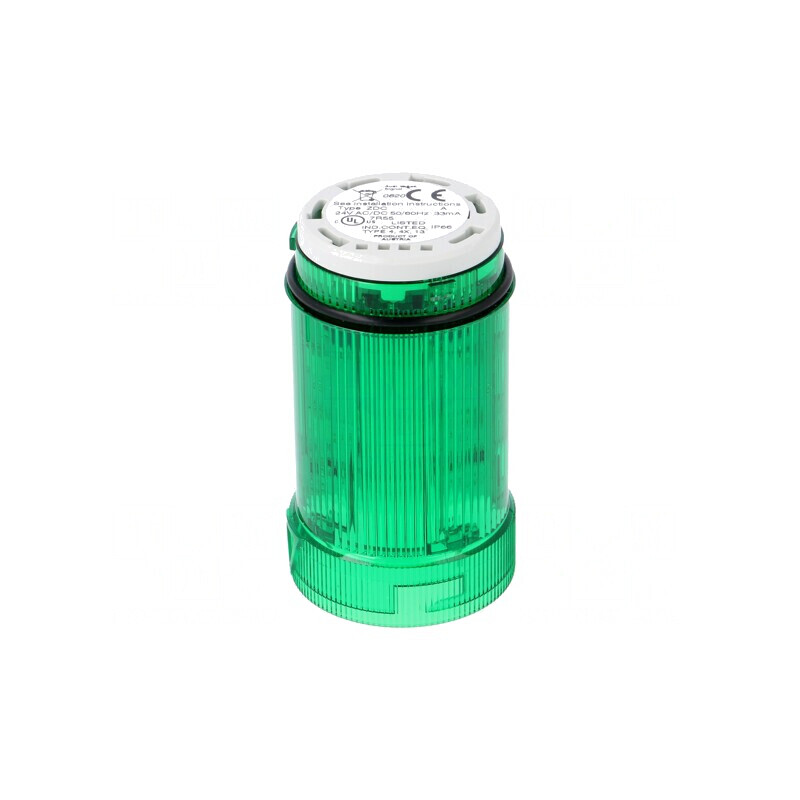 Semnalizator LED Verde 24V IP66 40x77mm | Electronic-mag.ro | Componente Electronice