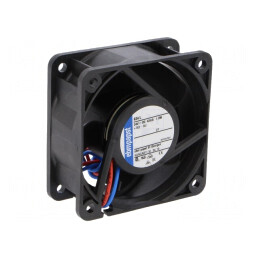 Ventilator DC Axial 24V 60x60x25mm 21m3/h 20dBA | Electronic-mag.ro | Componente Electronice