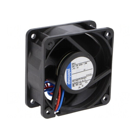 Ventilator DC Axial 24V 60x60x25mm 21m3/h 20dBA | Electronic-mag.ro | Componente Electronice