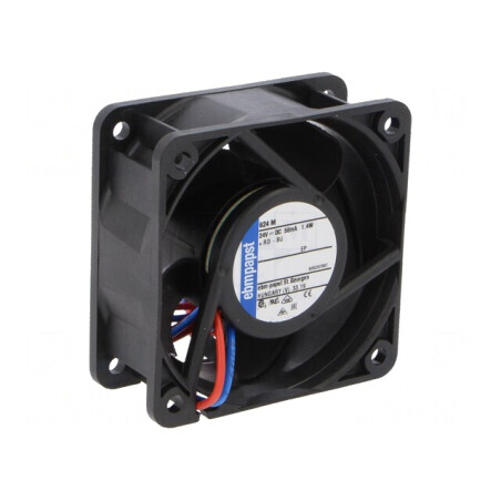 Ventilator axial 24V 60x60x25mm 30m3/h 29dBA | Electronic-mag.ro | Componente Electronice
