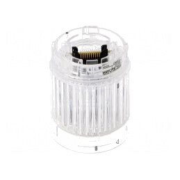 Semnalizator LED Alb 24VDC IP65 Ø40x50mm | Electronic-mag.ro | Componente Electronice