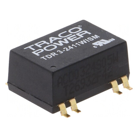 Convertor DC/DC 3W 9-36V la 5V 600mA TDR 3-2411WISM | Electronic-mag.ro | Componente Electronice