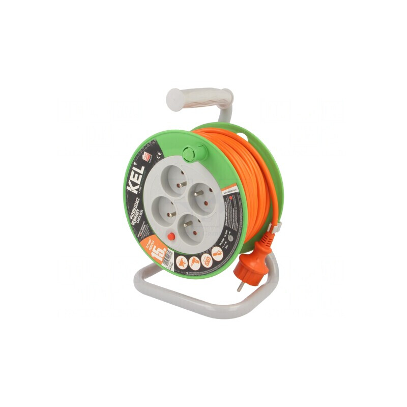 Prelungitor Bobinat cu 4 Prize PVC Portocaliu 3x1mm2 | Electronic-mag.ro | Componente Electronice Prelungitor Bobinat cu 4 Prize PVC Portocaliu 3x1mm2 | Electronic-mag.ro | Componente Electronice