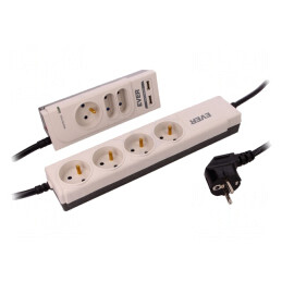 Prelungitor 7 Prize cu Protecție la Supratensiune | Electronic-mag.ro | Componente Electronice