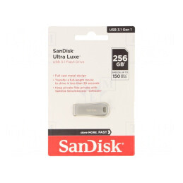 Stick USB 3.2 256GB Argintiu Ultra Luxe | Electronic-mag.ro | Componente Electronice