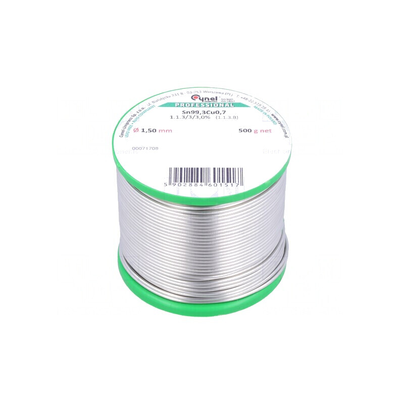 Sârmă de lipit fără plumb 1,5mm 500g | Electronic-mag.ro | Componente Electronice Sârmă de lipit fără plumb 1,5mm 500g | Electronic-mag.ro | Componente Electronice