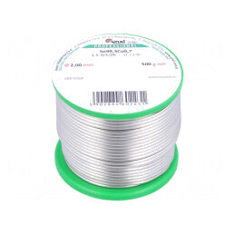 Sârmă de lipit fără plumb 2mm 500g | Electronic-mag.ro | Componente Electronice