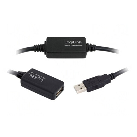 Repeater USB 25m USB 2.0 A-Mufă la A-Soclu | Electronic-mag.ro | Componente Electronice