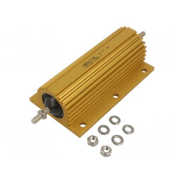 Rezistor Bobinat 100Ω 300W ±1% cu Radiator | Electronic-mag.ro | Componente Electronice