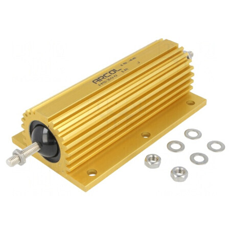 Rezistor Bobinat 1Ω 300W cu Radiator | Electronic-mag.ro | Componente Electronice