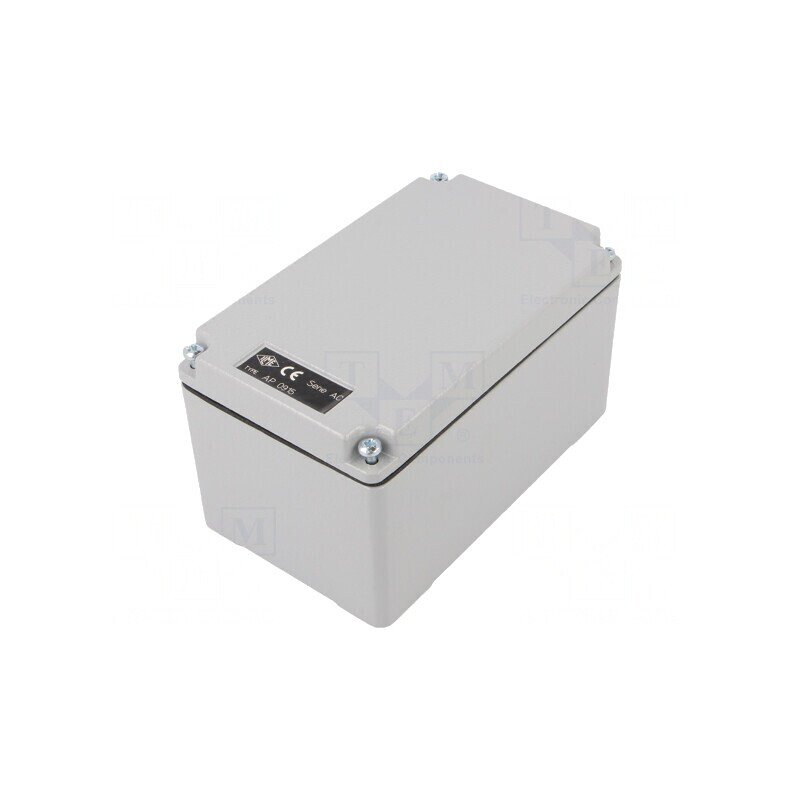 Carcasă Universală Aluminiu Gri Închis 92x152x86mm | Electronic-mag.ro | Componente Electronice