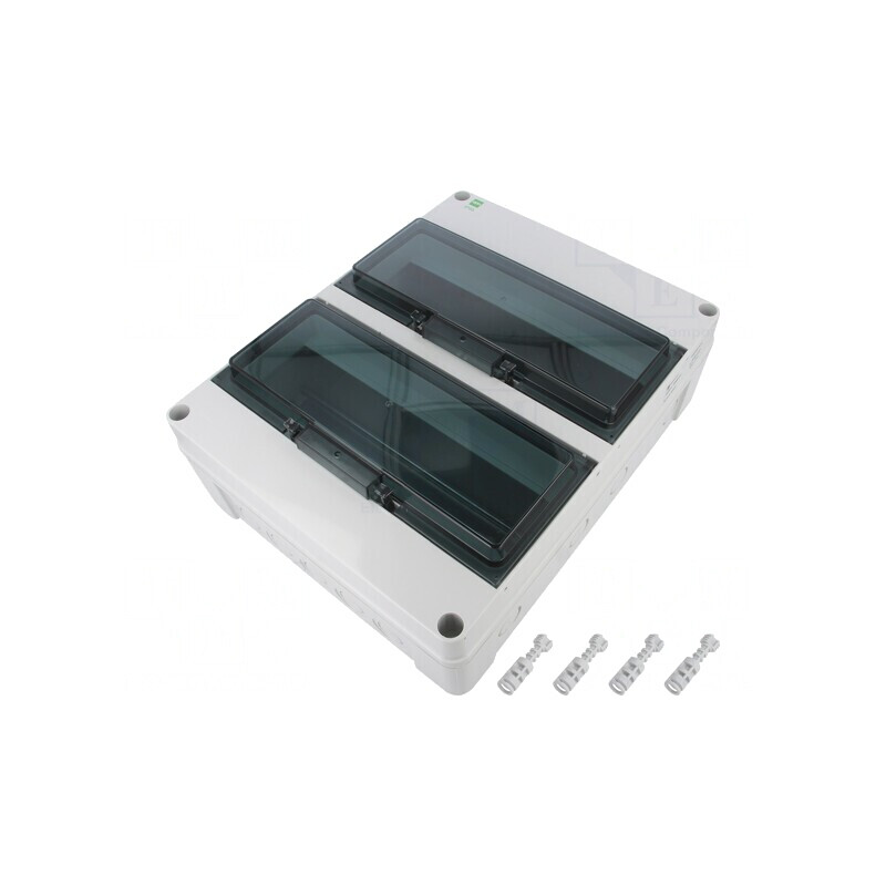 Carcasă pentru aparatură modulară IP65 gri deschis | Electronic-mag.ro | Componente Electronice