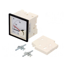 Ampermetru pe panou 0-150A 72x72x64mm | Electronic-mag.ro | Componente Electronice