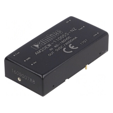 Convertor DC/DC 20W 40-160V la 5V 4A | Electronic-mag.ro | Componente Electronice