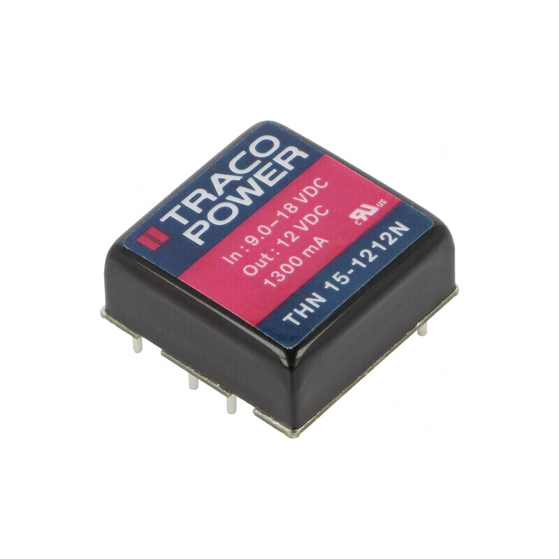 Convertor DC/DC 15W 9-18V la 12V 1.3A THN 15-1212N | Electronic-mag.ro | Componente Electronice Convertor DC/DC 15W 9-18V la 12V 1.3A THN 15-1212N | Electronic-mag.ro | Componente Electronice
