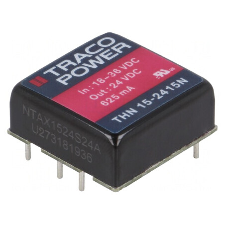 Convertor DC/DC 15W 18-36V la 24V 625mA | Electronic-mag.ro | Componente Electronice