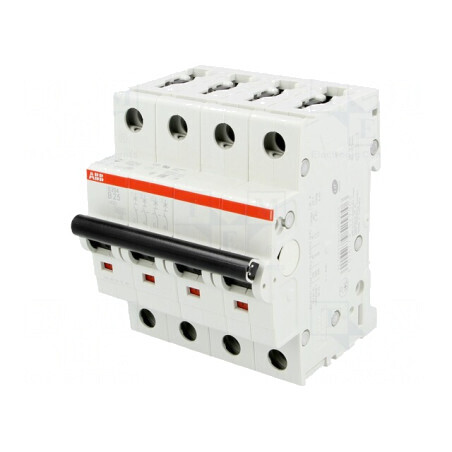Întrerupător de Supracurent 25A 4 Poli 230/400VAC | Electronic-mag.ro | Componente Electronice