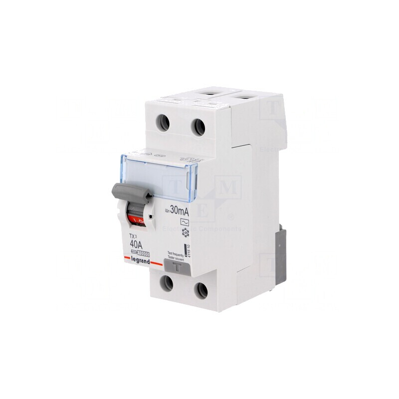 Întrerupător diferențial 40A 30mA 2P 400VAC | Electronic-mag.ro | Componente Electronice