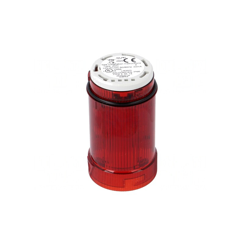 Semnalizator LED Roșu 24V IP66 Ø40x77mm | Electronic-mag.ro | Componente Electronice