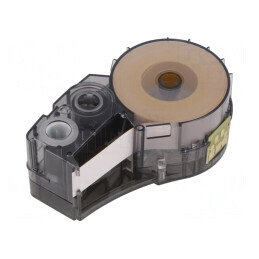 Bandă Termică Galbenă 12,7mm x 6,4m - Text Negru | Electronic-mag.ro | Componente Electronice