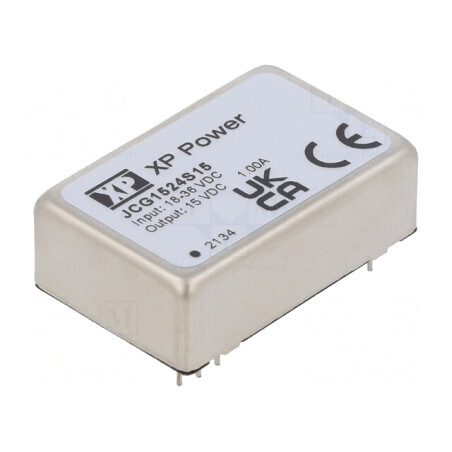 Convertor DC/DC 15W 18-36V la 15V 1000mA THT | Electronic-mag.ro | Componente Electronice