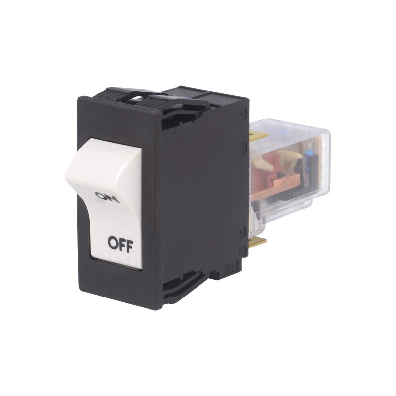 Întrerupător de Supracurent 240VAC 60VDC 5A DPST 2 Poli | Electronic-mag.ro | Componente Electronice