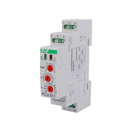 Timer Programabil PCU-511DUO 24V/230V 250VAC 8A | Electronic-mag.ro | Componente Electronice