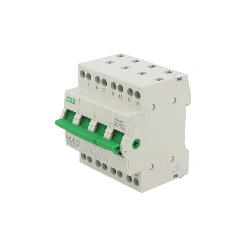 Comutator Rețea 4 Poli 63A 230/400V IP20 | Electronic-mag.ro | Componente Electronice