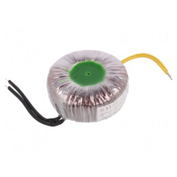 Transformator toroidal 100VA 230V 19V 5,26A cu cabluri | Electronic-mag.ro | Componente Electronice